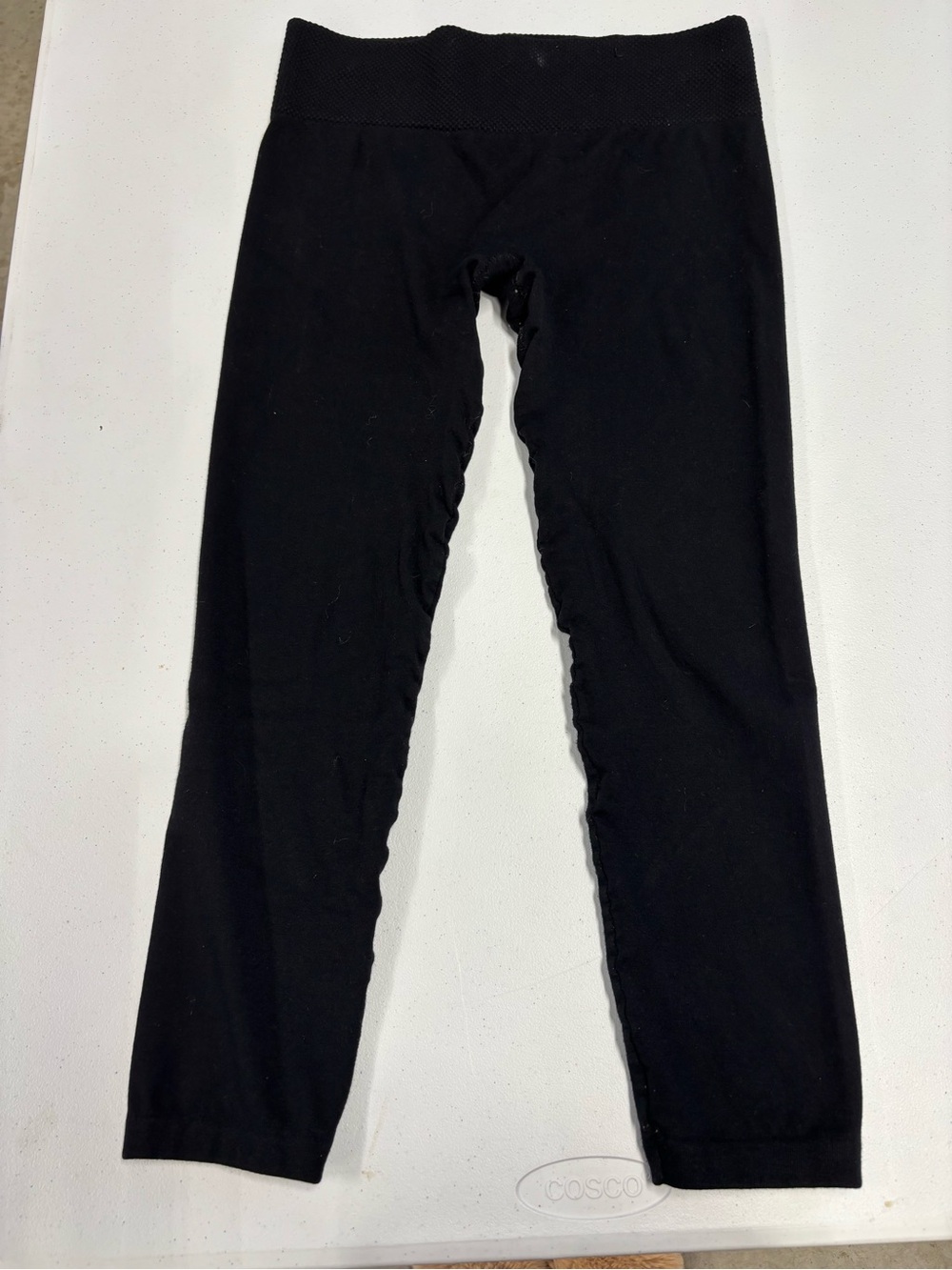 Black Seam-Detail Women's Leggings